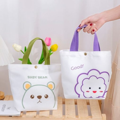 Túi vải canvas in hình cute giá rẻ 5