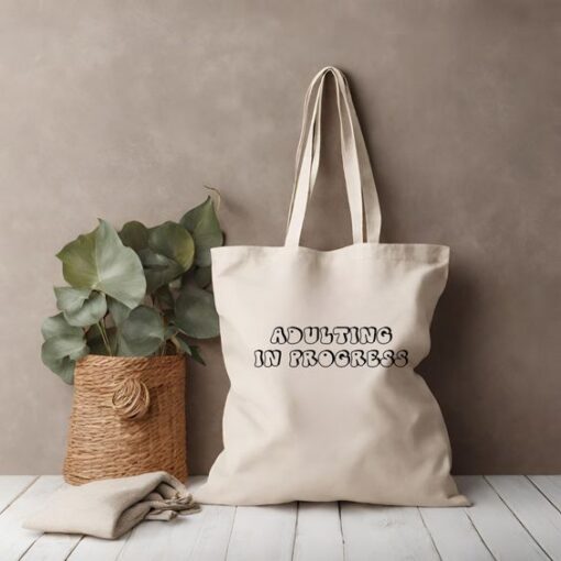 Túi tote vải canvas đeo chéo 8