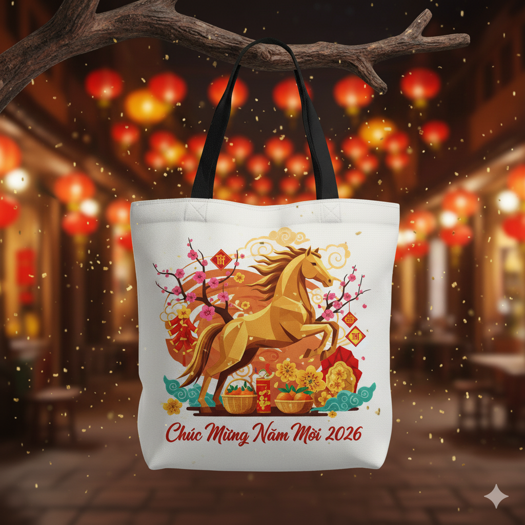 Mẫu túi vải canvas tết 2026 7 Mẫu túi vải canvas tết 2026