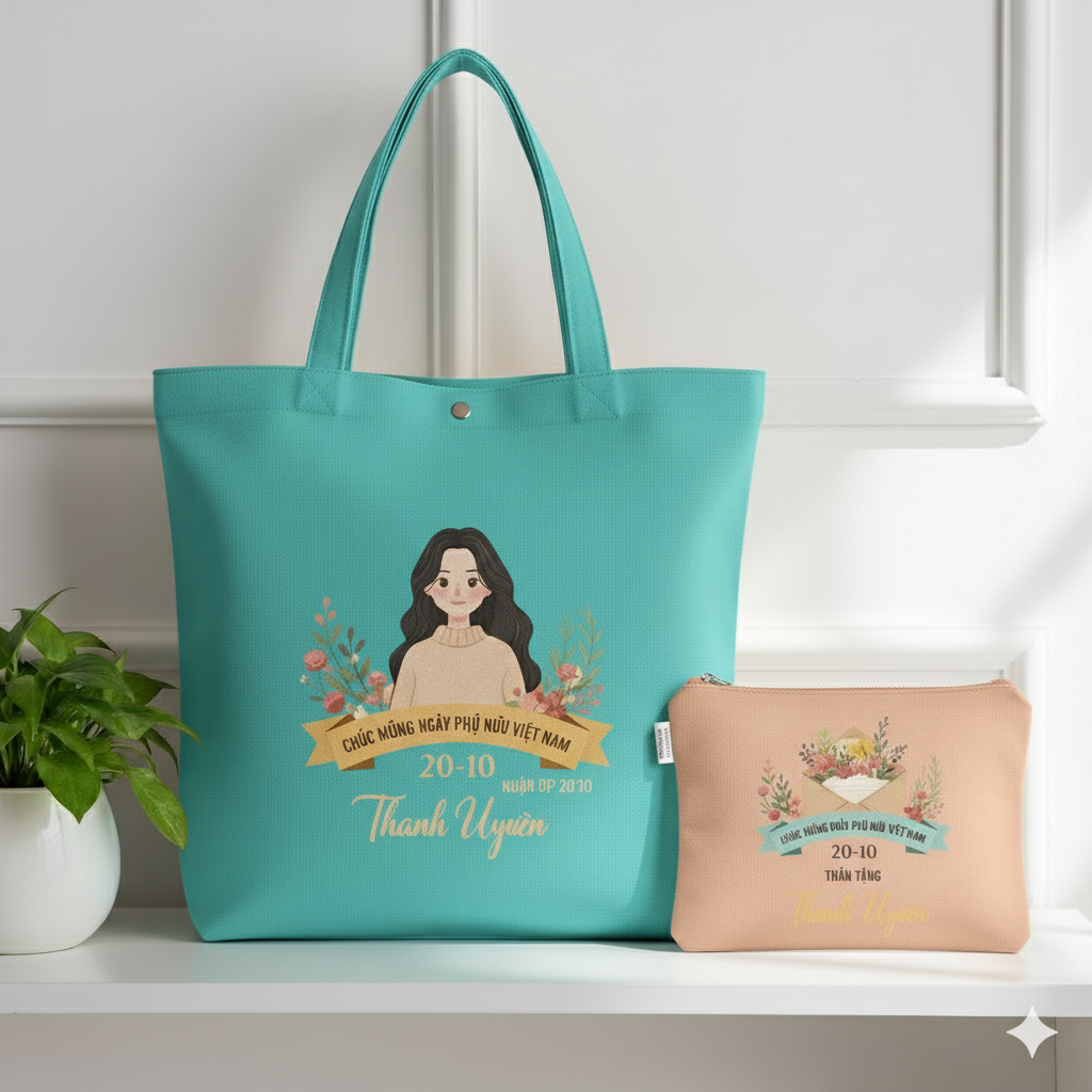 Túi vải canvas ngày phụ nữ Việt Nam 20-10 9 Túi vải canvas ngày phụ nữ Việt Nam 20-10