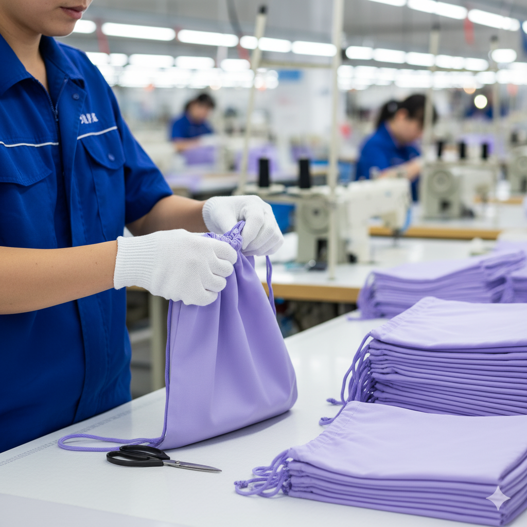 Túi vải canvas đựng giày 14 Túi vải canvas đựng giày