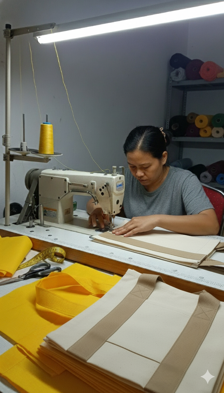 Túi vải canvas hộp đựng cơm 10 Túi vải canvas hộp đựng cơm