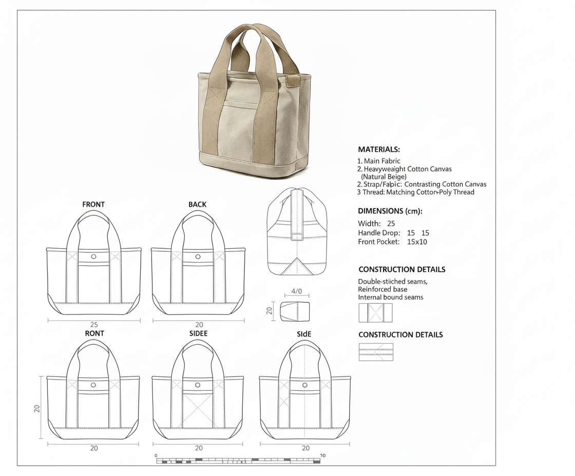 Túi vải canvas hộp đựng cơm 8 Túi vải canvas hộp đựng cơm
