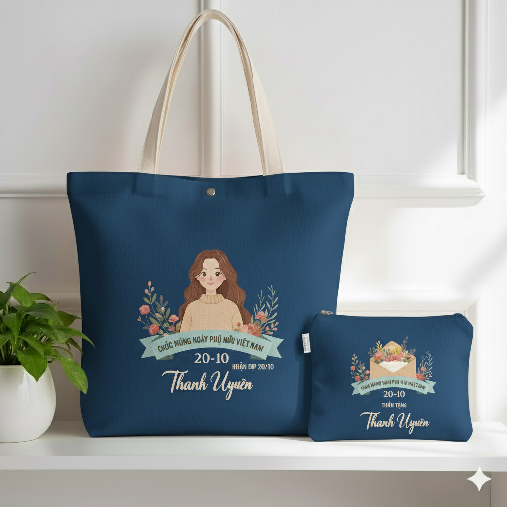 Túi vải canvas ngày phụ nữ Việt Nam 20-10 13 Túi vải canvas ngày phụ nữ Việt Nam 20-10
