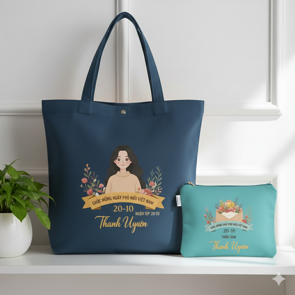 Túi vải canvas ngày phụ nữ Việt Nam 20-10 7 Túi vải canvas ngày phụ nữ Việt Nam 20-10